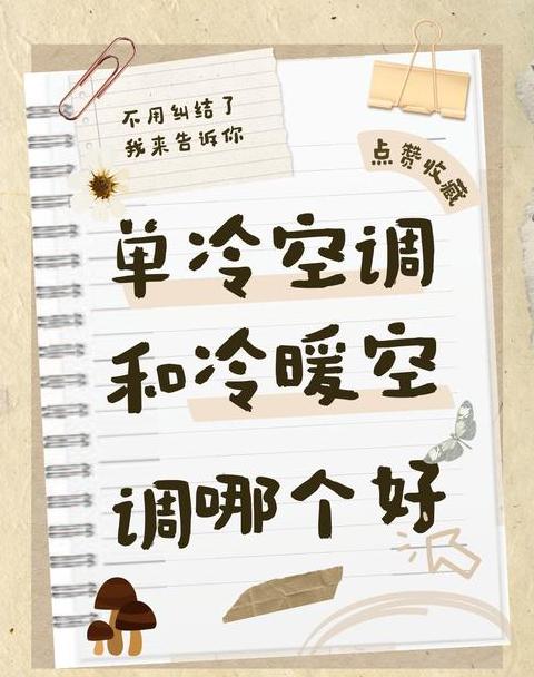空调买单冷还是冷暖的好