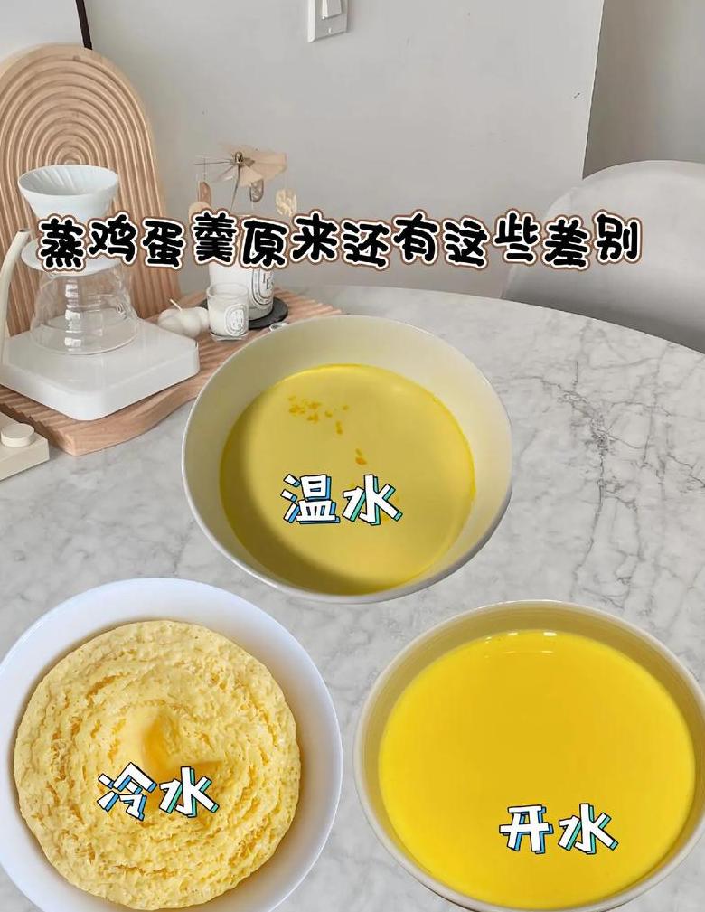 微波炉蒸鸡蛋羹的步骤
