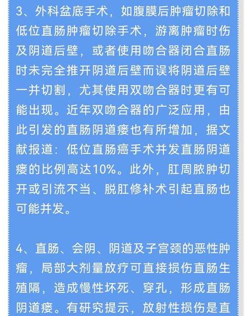 直肠阴瘘手术有风险吗