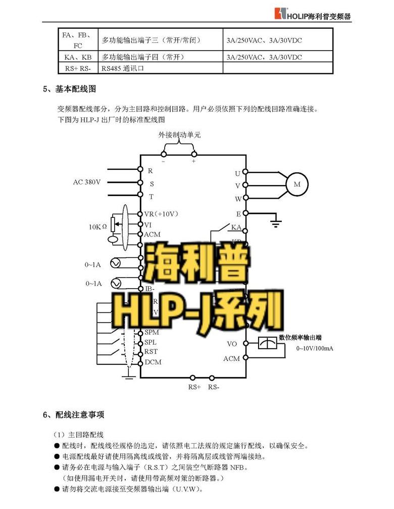 海利普变频器说明书故障代码