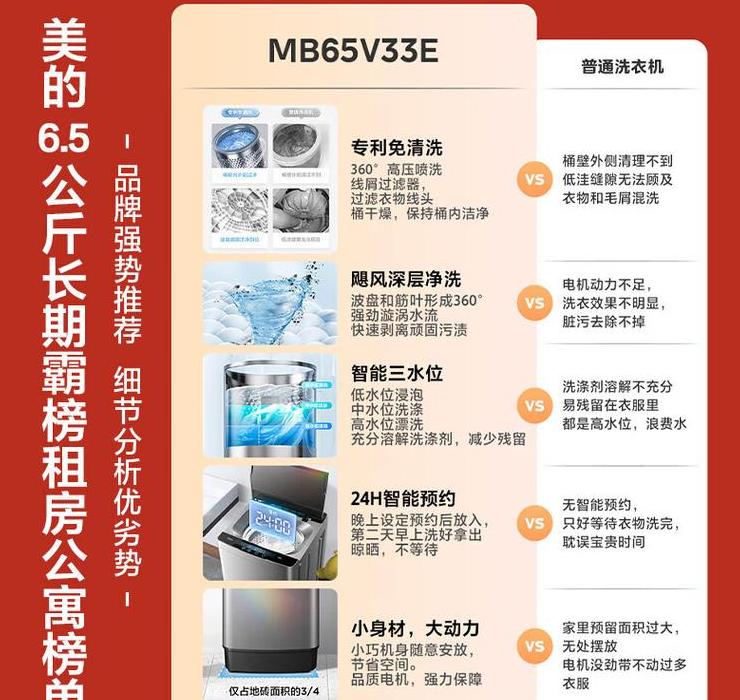 美的洗衣机实用说明